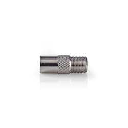 Nedis CSGP41954ME connecteur de fils Coax Argent
