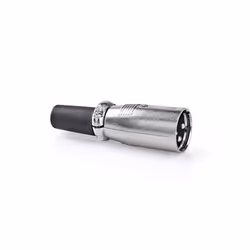 Nedis CAVC15904ME, XLR 3-pin, Argent, Métal, Nickel, 7 mm, 25 pièce(s)