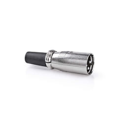 Nedis CAVC15904ME connecteur de fils XLR 3-pin Argent