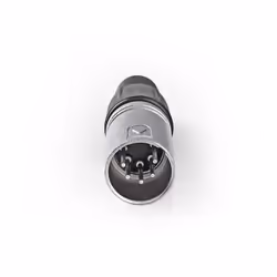 Nedis CAGP15972ME connecteur de fils XLR 5-pin Noir, Métallique