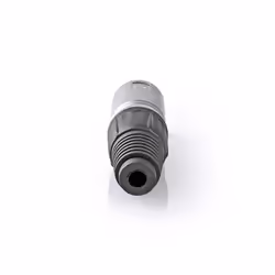 Nedis CAGP15972ME connecteur de fils XLR 5-pin Noir, Métallique