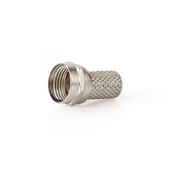 Nedis CSVC41902ME connecteur coaxial Type F 25 pièce(s) 75 Ohm