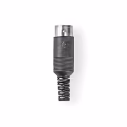Nedis CAVC20903BK connecteur de fils 6p. DIN Noir