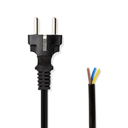 Nedis PCPF30BK câble électrique Noir 3 m