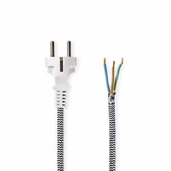 Nedis PCPF30WT câble électrique Blanc 3 m
