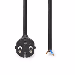 Nedis VCPC110CBK150 câble électrique Noir 15 m