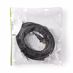 Nedis VCPC110CBK150 câble électrique Noir 15 m