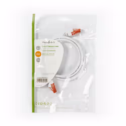 Nedis CCGP85200WT10 câble de réseau Blanc 1 m Cat6 U/UTP (UTP)
