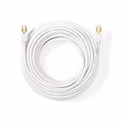 Nedis CCBW85210WT100, 10 m, Cat6, F/UTP (FTP), RJ-45, RJ-45