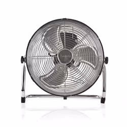 Nedis FNFL10CCR30, Ventilateur à lame domestique, Métallique, Sol, 30 cm, 1,5 m, Secteur
