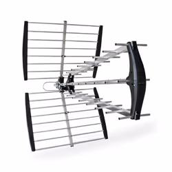 Nedis ANORU10L7ME antenne satellites Argent, Noir