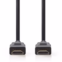 Nedis CVGP35000BK10, 1 m, HDMI Type A (Standard), HDMI Type A (Standard), 48 Gbit/s, Noir