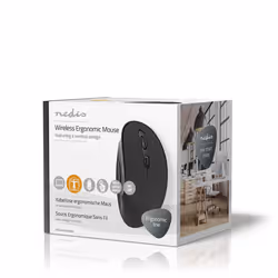 Nedis ERGOMSWS100BK souris Droitier Optique 1600 DPI - Vue supplémentaire 8