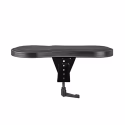 Nedis ERGOCAR200BK pièce de fauteuil informatique et de bureau Noir Synthétique ABS, Caoutchouc Accoudoir