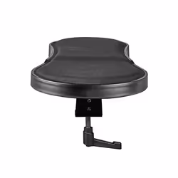 Nedis ERGOCAR200BK pièce de fauteuil informatique et de bureau Noir Synthétique ABS, Caoutchouc Accoudoir