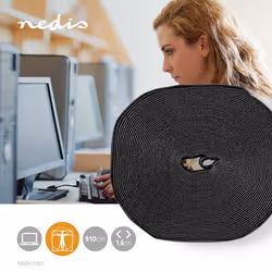 Nedis ERGOVELC91BK range-câbles Universel Noir