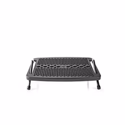 Nedis ERGOFR200BK, Noir, Métal, Plastique, 420 mm, 310 mm, 20 mm, 1,06 kg