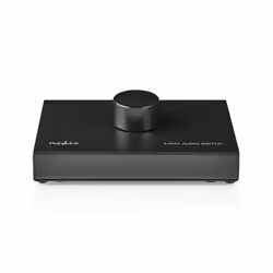 Nedis ASWI2403BK commutateur audio Noir