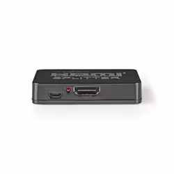 Nedis VSPL34002BK, HDMI, 2x HDMI, 3840 x 2160 pixels, Noir, Acrylonitrile-Butadiène-Styrène (ABS), Polyvinyl chloride (PVC),  ...