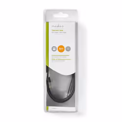 Nedis TCGB90200BK20 câble de téléphone Noir