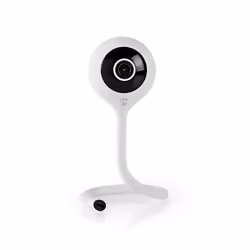 Nedis WIFICI11CWT, Caméra de sécurité IP, Intérieure, Avec fil, 2400 - 2483.5 MHz, Bureau, Blanc