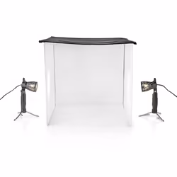 Nedis SKT012WT Kit studio photo Noir, Bleu, Rouge, Blanc