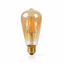 Nedis WIFILF10GDST64, 5 W, 40 W, E27, 500 lm, 20000 h, Blanc chaud
