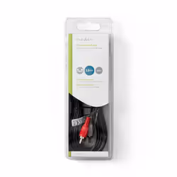 Nedis CAGB22200BK50 câble audio 5 m 3,5mm 2 x RCA Noir