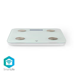 Nedis WIFIHS10WT balance Blanc Pèse-personne électronique