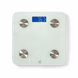 Nedis WIFIHS10WT balance Blanc Pèse-personne électronique
