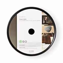 Nedis CSBR4015WT1000 câble coaxial 100 m Blanc