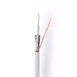 Nedis CSBR4030WT1000, 100 m, RG-59/U, Blanc