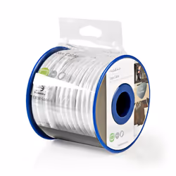 Nedis CSBR4050WT100 câble coaxial 10 m Blanc