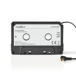 Nedis ACON2200BK adaptateur cassette audio Noir
