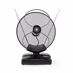 Nedis ANIR2503BK700, Intérieure, Noir, 36 dBi, 1,5 m, FM, UHF, VHF, IEC