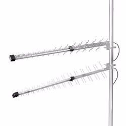 Nedis ANOR4G30ME, Extérieure, Argent, Aluminium, Polyvinyl chloride (PVC), 15 dB, Polarisation linéaire, 0,3 m
