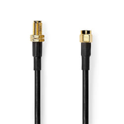Nedis CSGP02400BK100 câble de signal 10 m Noir