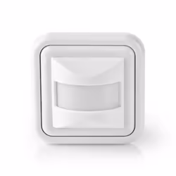 Nedis PIRII42WT, Capteur infrarouge passif (PIR), Avec fil, 9 m, Mur, Intérieure, Blanc