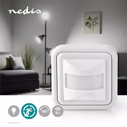 Nedis PIRII42WT détecteur de mouvement Capteur infrarouge passif (PIR) Avec fil Mur Blanc - Vue supplémentaire 7