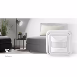 Nedis PIRII42WT détecteur de mouvement Capteur infrarouge passif (PIR) Avec fil Mur Blanc - Vue supplémentaire 8