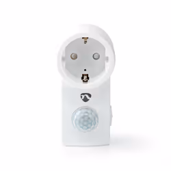 Nedis PIRWI10WT, Capteur infrarouge passif (PIR), Avec fil, Mur, Intérieure, Blanc, 2000 lux