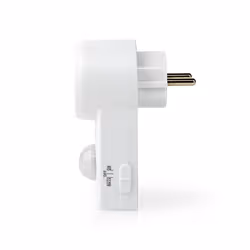 Nedis PIRWI10WT détecteur de mouvement Capteur infrarouge passif (PIR) Avec fil Mur Blanc