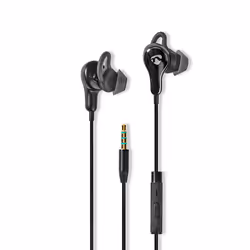 Nedis HPWD8000BK, Avec fil, Appels/Musique, 15 g, Casque, Noir