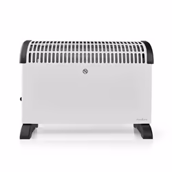 Nedis HTCO10FWT, Chauffage électrique à convecteur, 1,5 m, Intérieure, Sol, Blanc, Métal