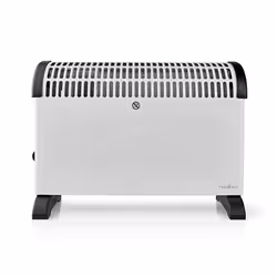 Nedis HTCO20FWT, Chauffage électrique à convecteur, 1,5 m, Intérieure, Sol, Blanc, Métal