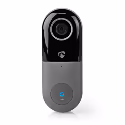 Nedis WIFICDP10GY, Gris, IP53, MicroSD (TransFlash), 128 Go, 1 MP, 1280 x 720 pixels