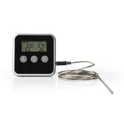 Nedis KATH105BK thermomètre pour aliments 0 - 250 °C Numérique