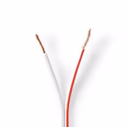 Nedis CABR1500WT1000, Cuivre, 100 m, Rouge, Blanc