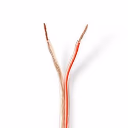 Nedis CABR2500TR1000, Cuivre, 100 m, Transparent
