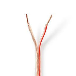 Nedis CABR2500TR1000 câble audio 100 m Transparent